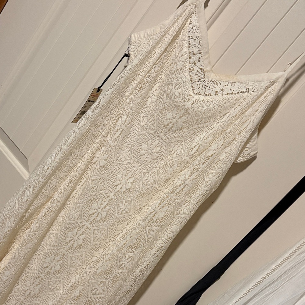 Idyllwind Cream Lace Maxi Dress